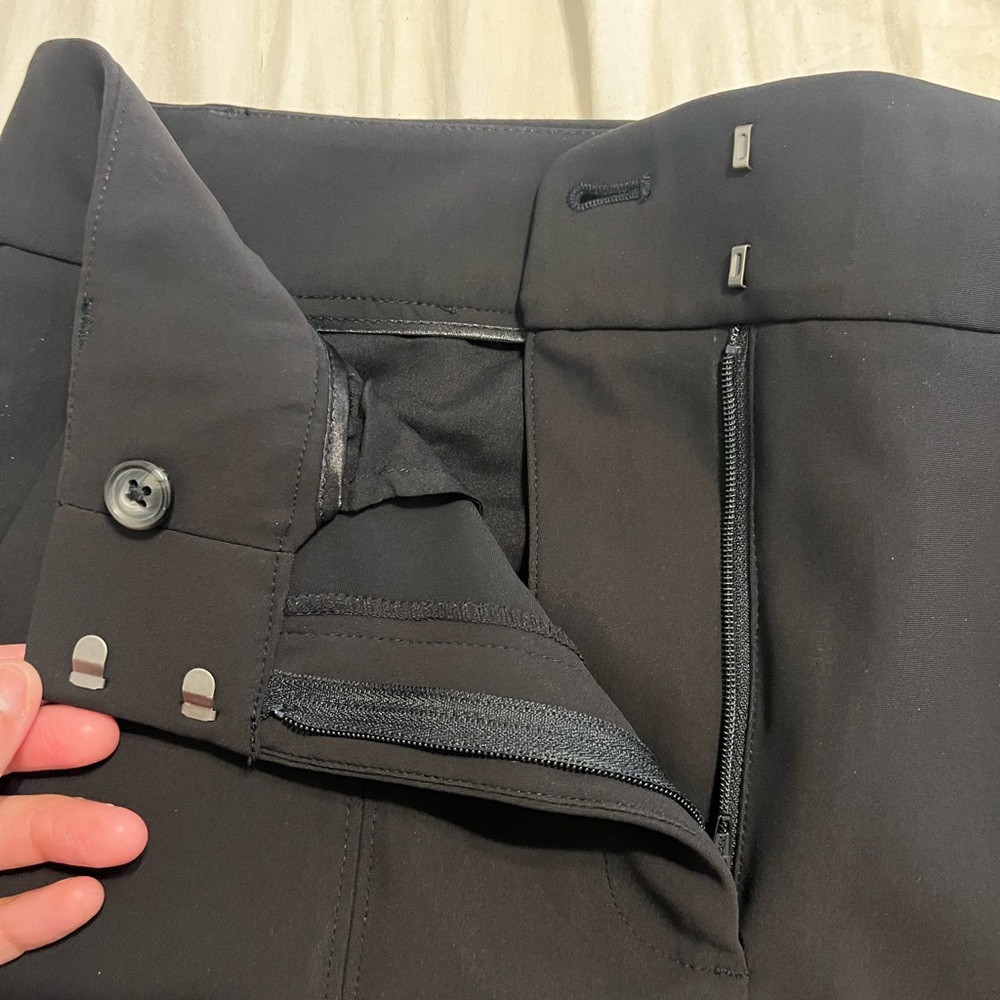 White House Black Market Classic Black Straight Leg Pants - Picture 3 of 10